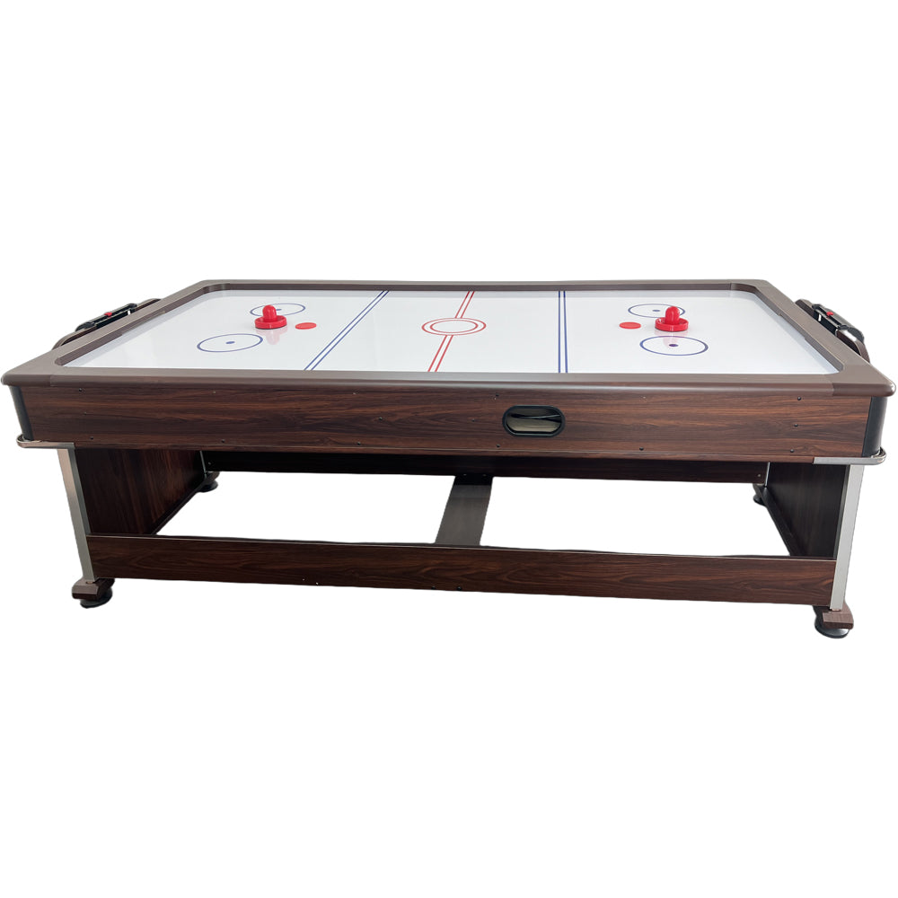 Eeeza 7FT 4 in 1 Flip Game Table with Pool Tennis Hockey Dining