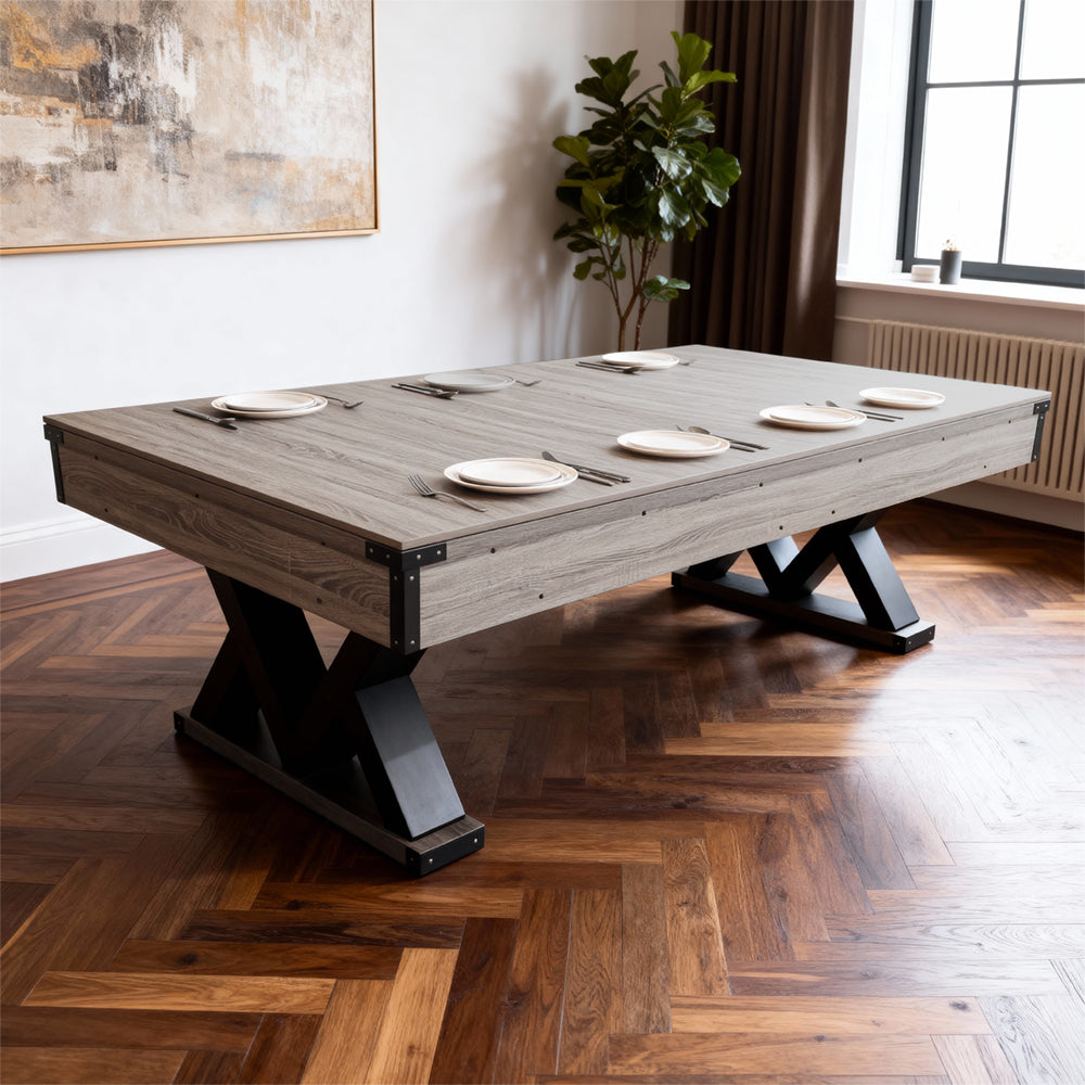 Eeeza Simple Retro Style Multi-Purpose Billiard Table