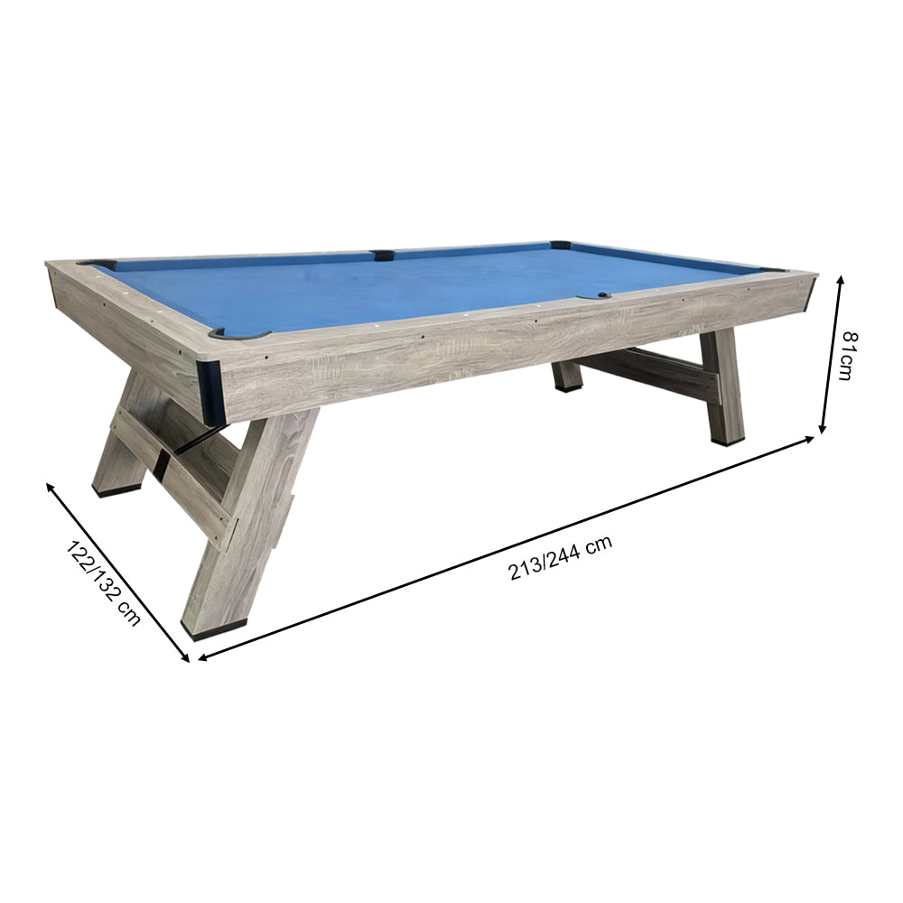 Eeeza Antique Wood Grain Multi-Purpose Billiard Table