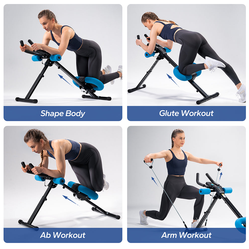 MERACH Foldable Ab Machine Workout Bench Press