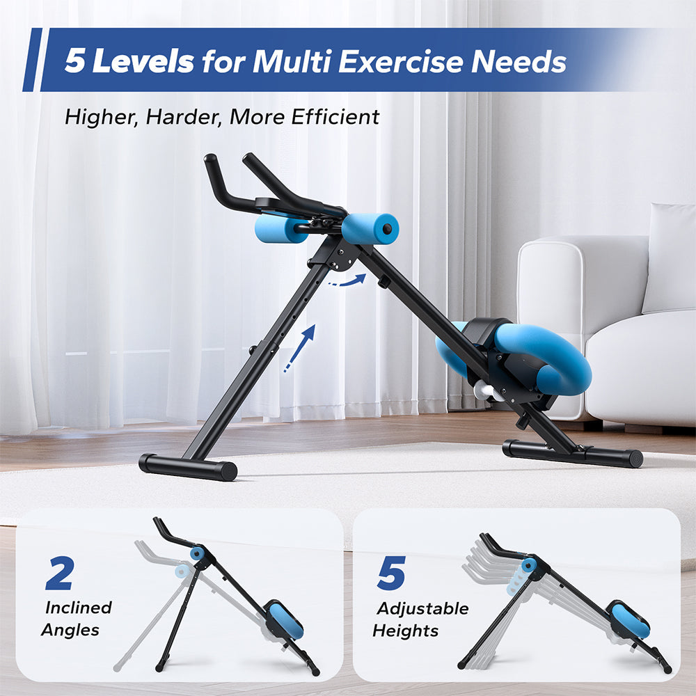 MERACH Foldable Ab Machine Workout Bench Press