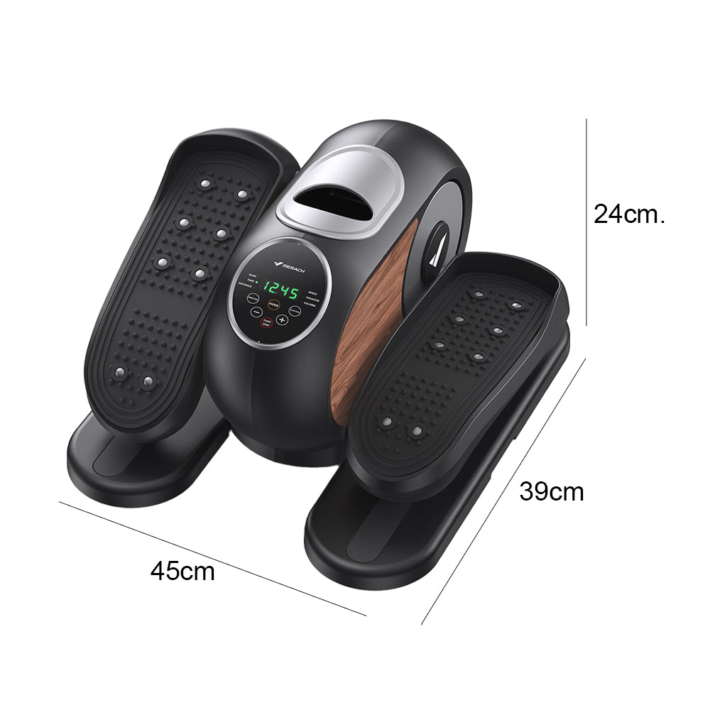 MERACH Under Desk Elliptical Machine for Home