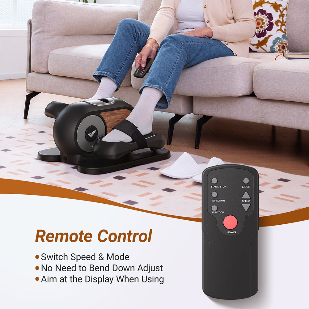 MERACH Under Desk Elliptical Machine for Home