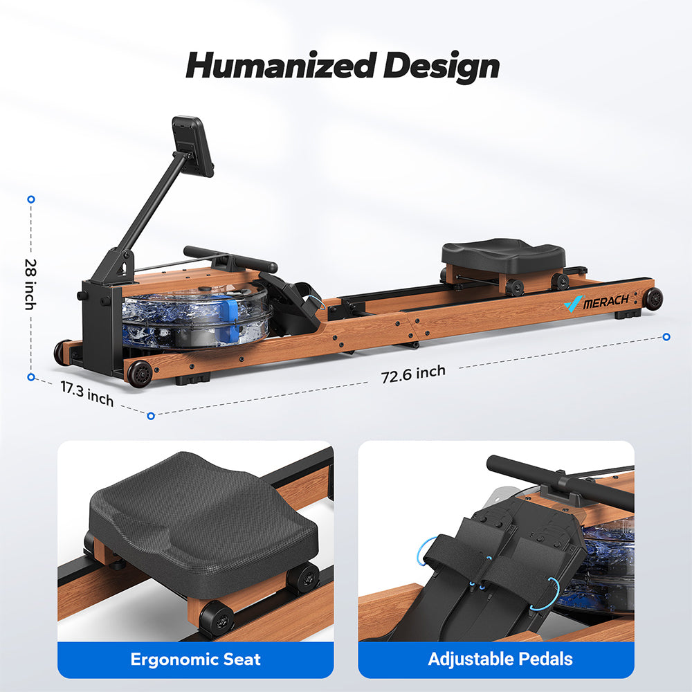 MERACH Water Rowing Machines for Home Use