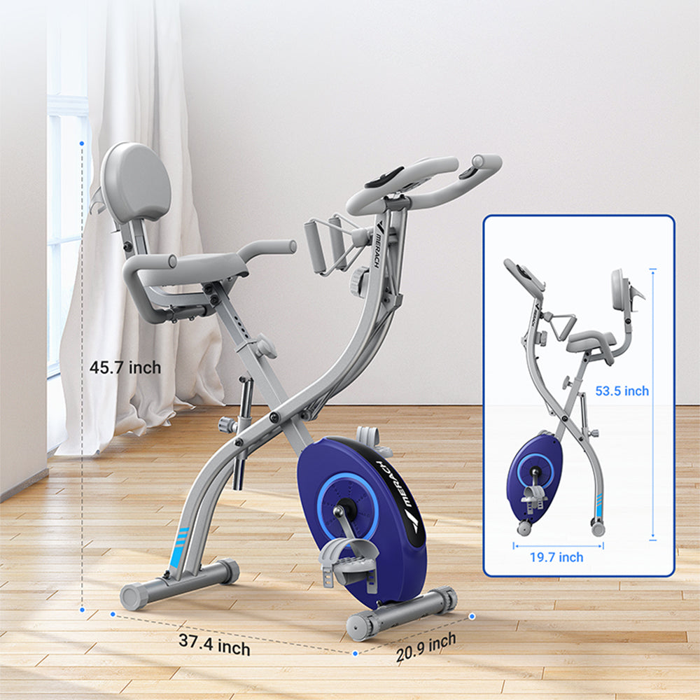 MERACH Foldable 4 in 1 Exercise Bike