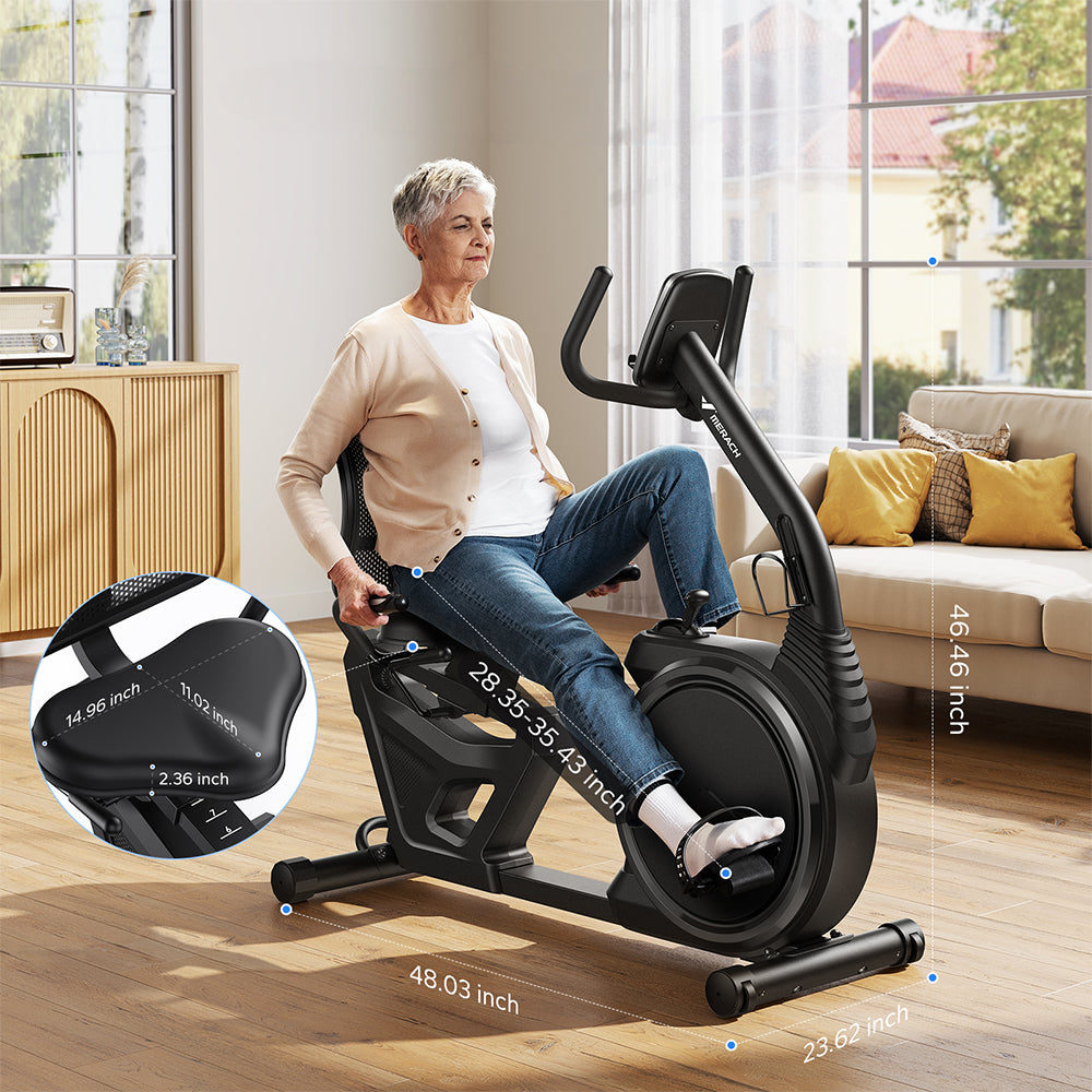 MERACH Recumbent Exercise Bike