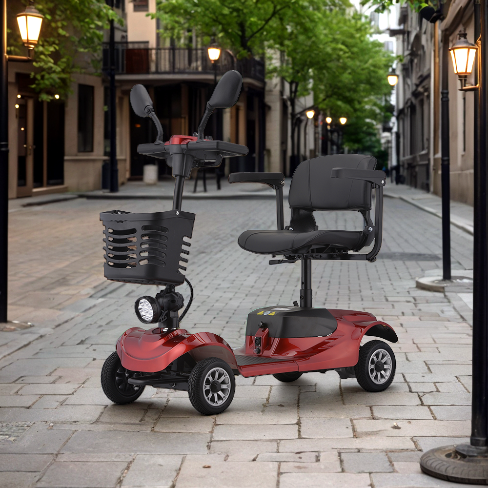 Eeeza Compact Mobility Scooter – Solid Tires, 150kg Load for Everyday Errands