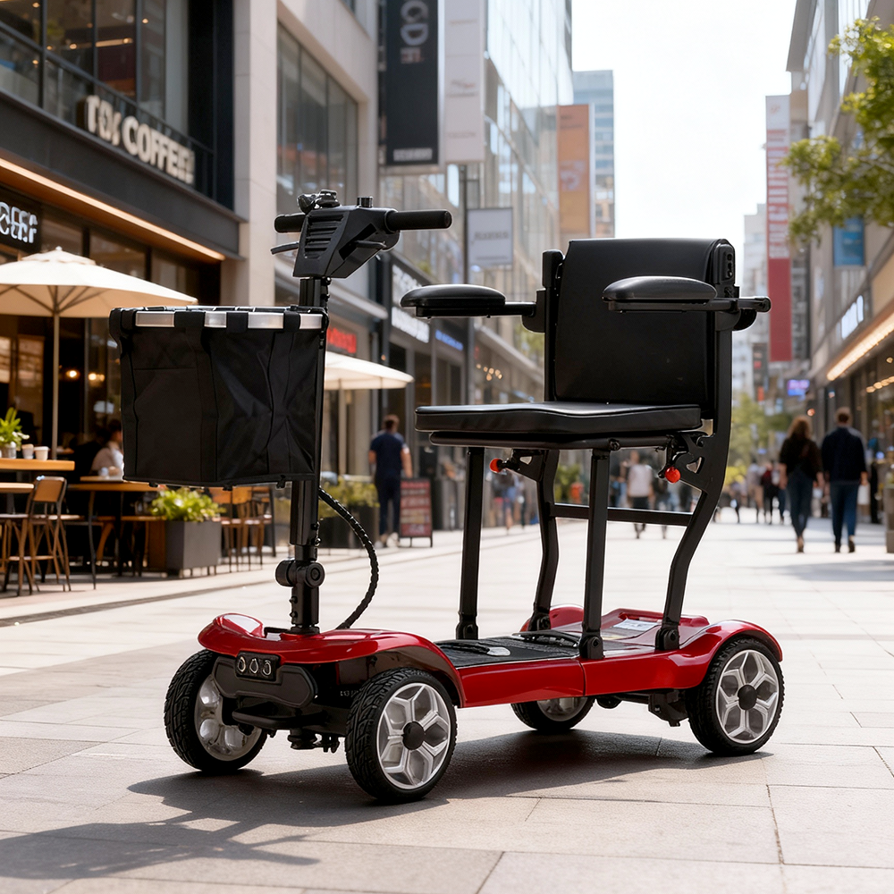 Eeeza Lightweight Mobility Scooter – Foldable, 270W Motor, 15km Range