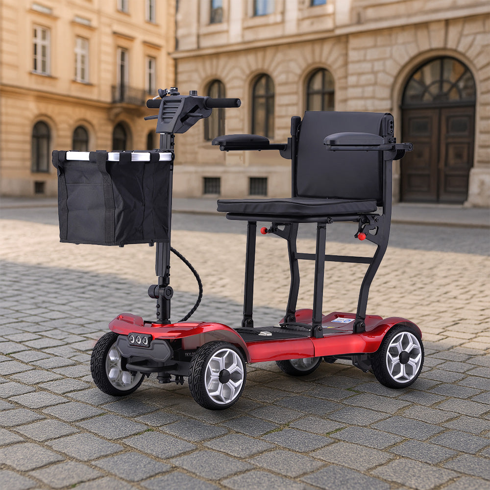 Eeeza Lightweight Mobility Scooter – Foldable, 270W Motor, 15km Range, Adjustable Comfort Design