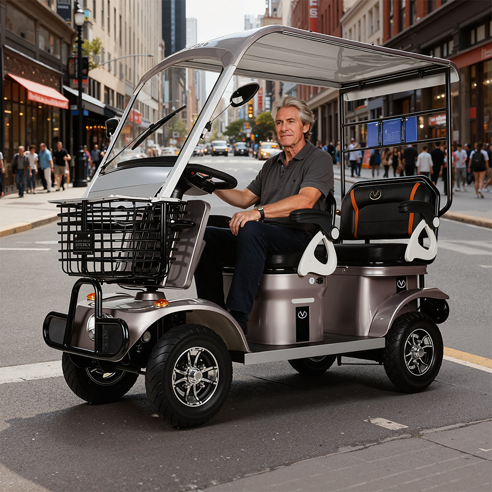 Eeeza 650W 60V 20Ah Electric Mobility Scooter with Long-Range & Remote Unlock