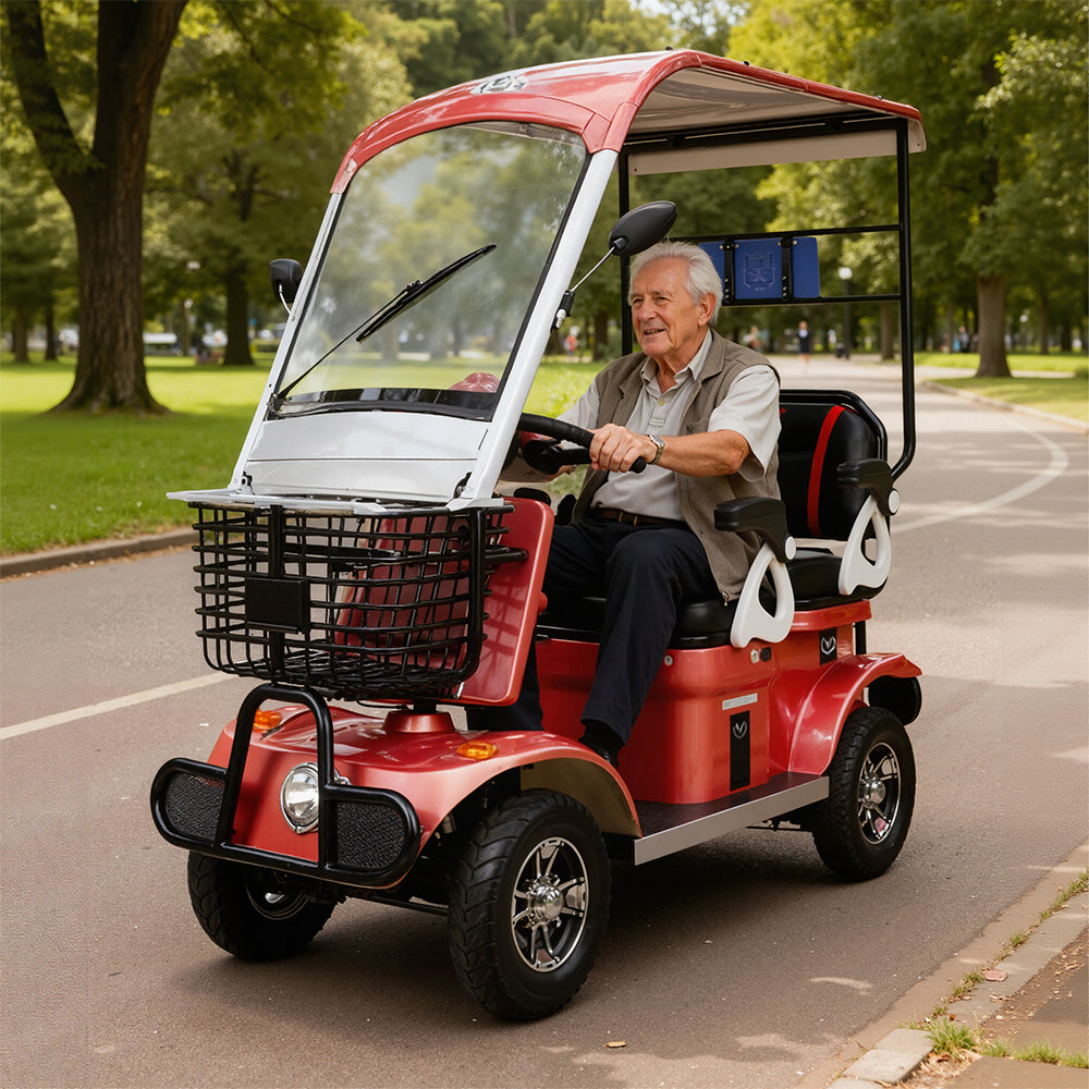 Eeeza 650W 60V 20Ah Electric Mobility Scooter with Long-Range & Remote Unlock