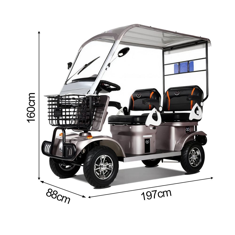 Eeeza 650W 60V 20Ah Electric Mobility Scooter with Long-Range