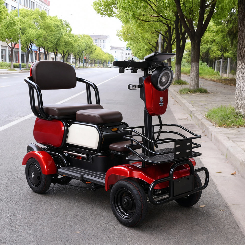 Eeeza 4-Wheel Mobility Scooter – 600W 60V 20Ah Low-Speed High-Safety Ride