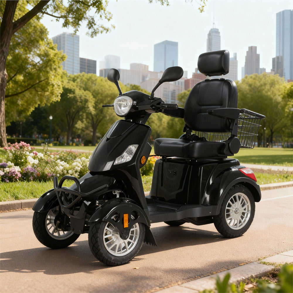 Eeeza 500W 60V 20Ah Electric Mobility Scooter with Adjustable Seat and Drum Brake