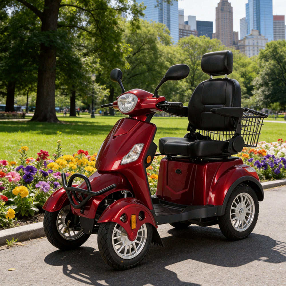 Eeeza 500W 60V 20Ah Electric Mobility Scooter with Adjustable Seat and Drum Brake