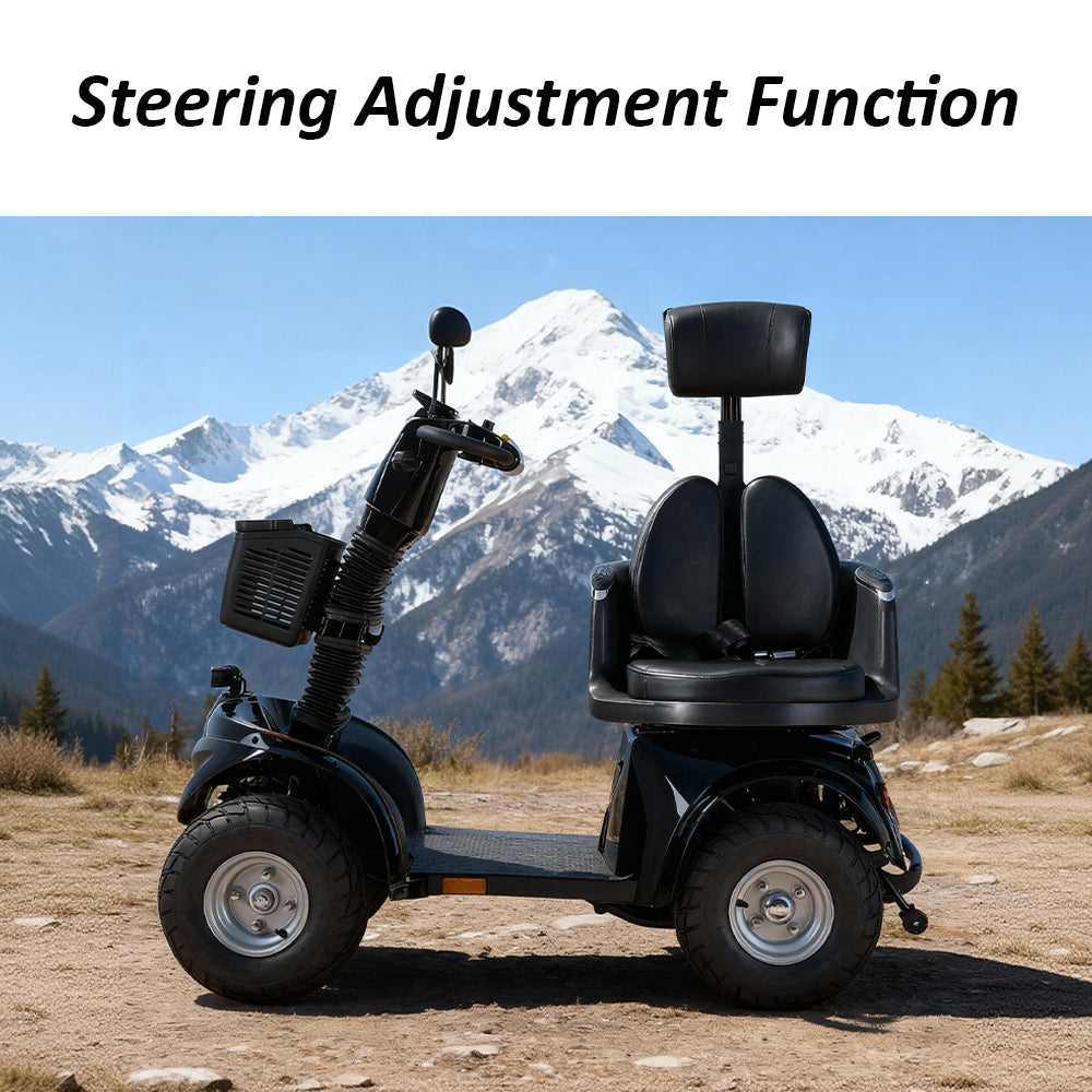 Eeeza Adjustable 1000W 60V 20Ah Electric Mobility Scooter