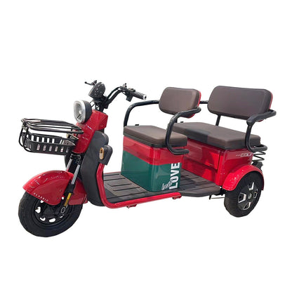 Eeeza 600W 60V 20Ah Electric Tricycle - Red