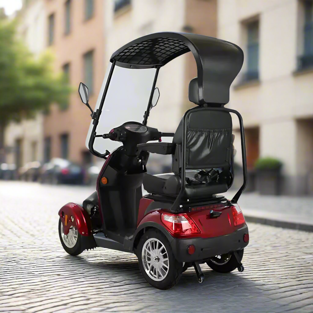 Eeeza Shield Mobility Scooter – 500W 60V20Ah with Canopy & Windshield