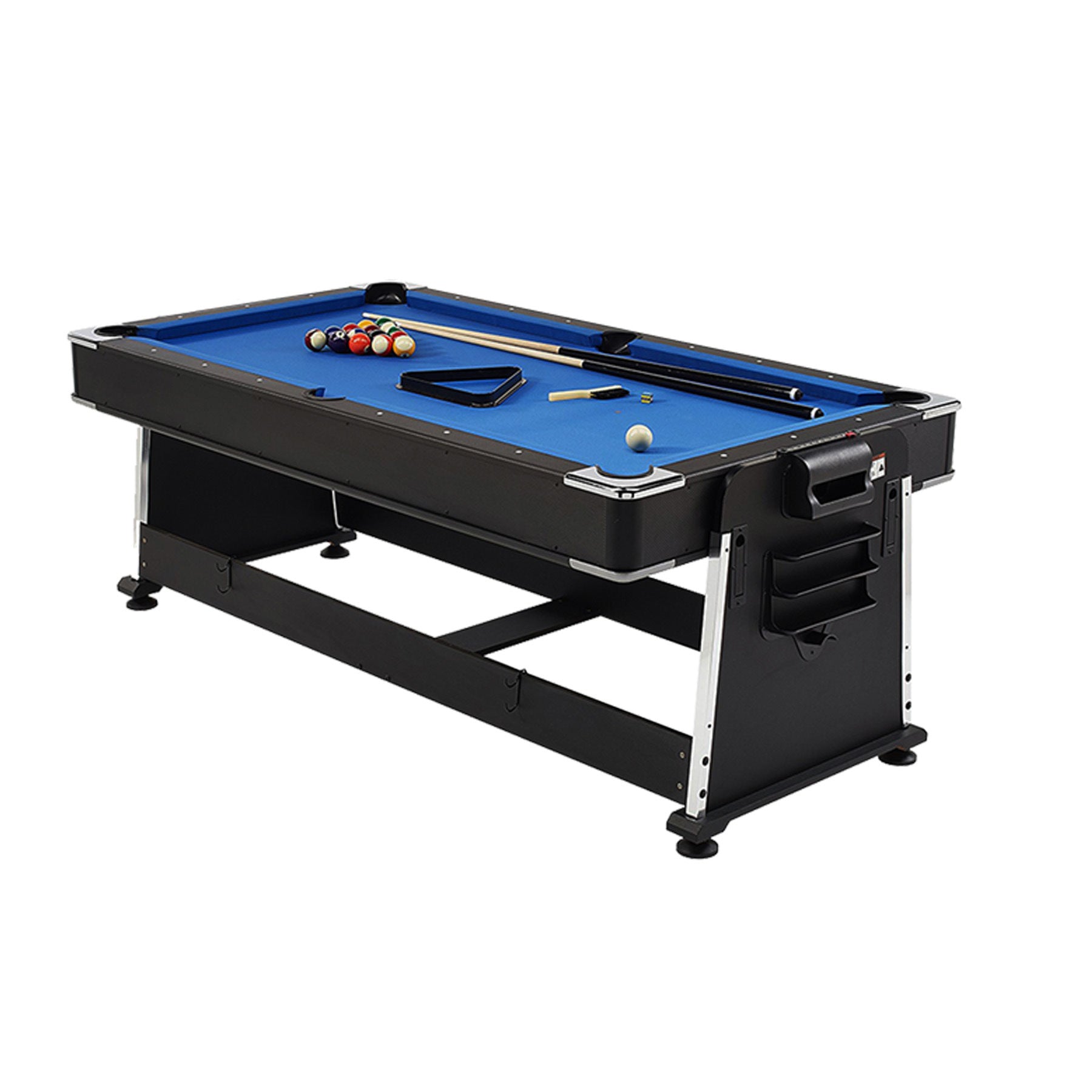 Eeeza 4 In 1 Multi-functional Game Table with Full Accessories for Home, MDF, 7Ft