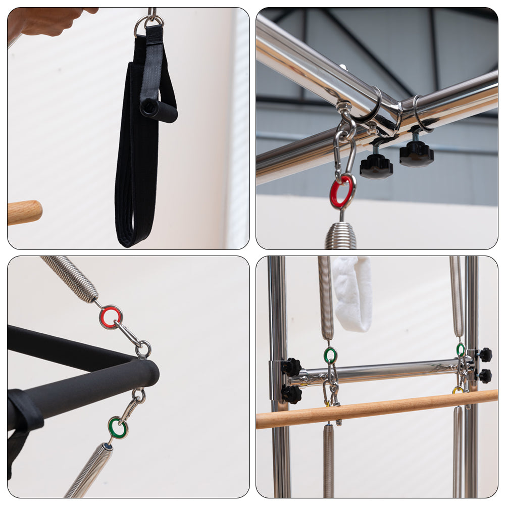 Eeeza Rubberwood Frame Pilates Cadillac Full Trapeze Table