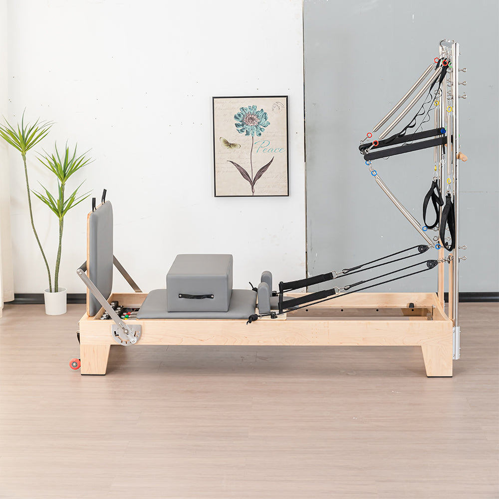 Eeeza Pilates Reformer with Half Trapeze Table