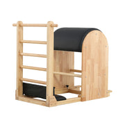 Eeeza Oak Wood Frame Pilates Ladder Barrel