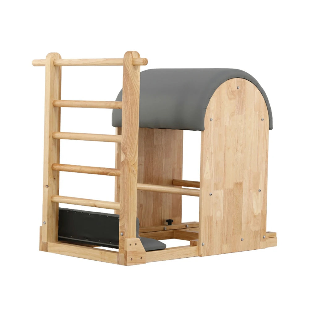 Eeeza Oak Wood Frame Pilates Ladder Barrel