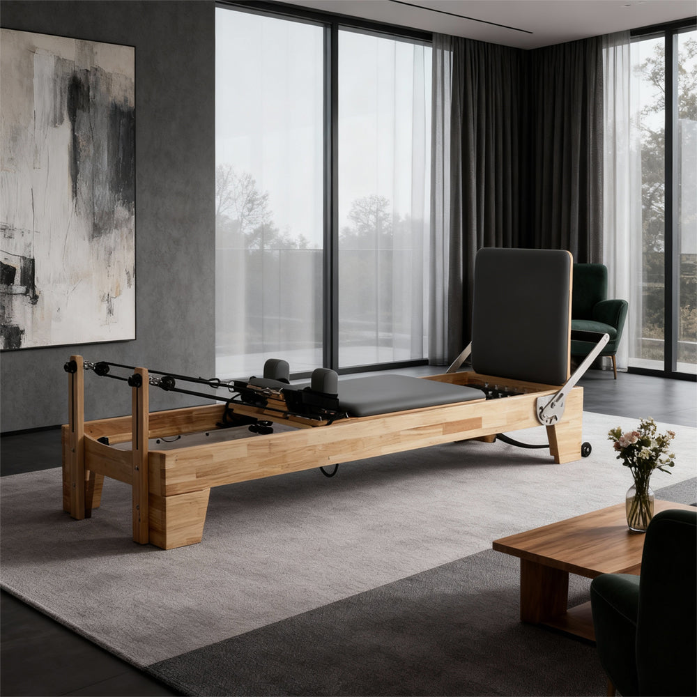 Eeeza Pilates Studio Combo Set – Full Body Training Kit with Cadillac, Reformer, Ladder Barrel, Wunda Chair & Spine Corrector