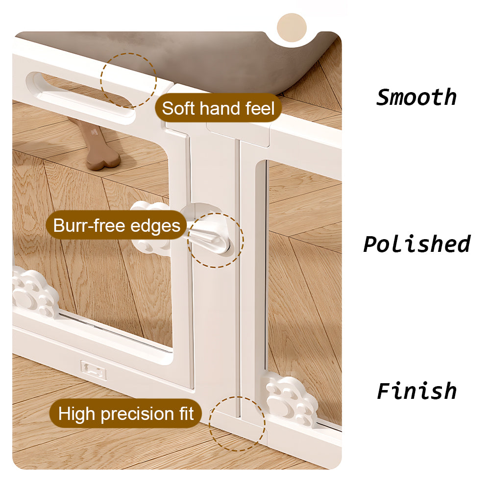 Eeeza High-Quality Anti-Tip Pet Gate