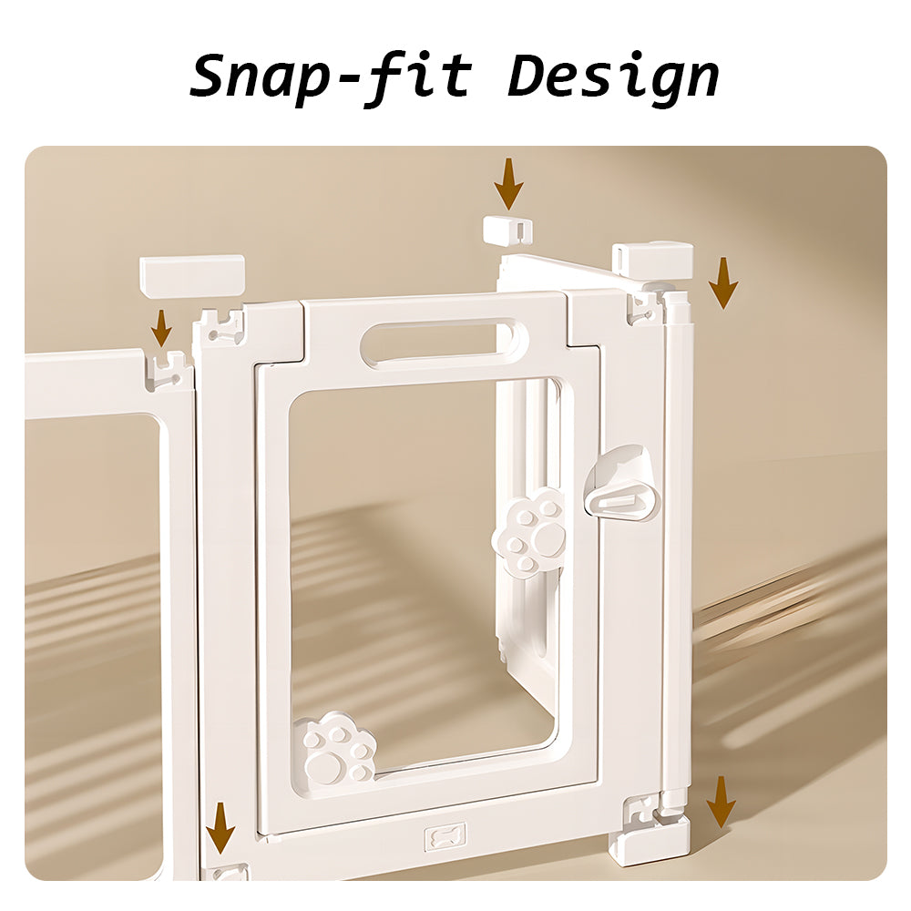 Eeeza High-Quality Anti-Tip Pet Gate