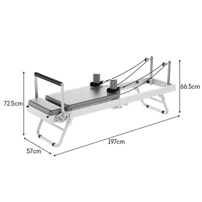 Eeeza Foldable Steel Frame Pilates Reformer