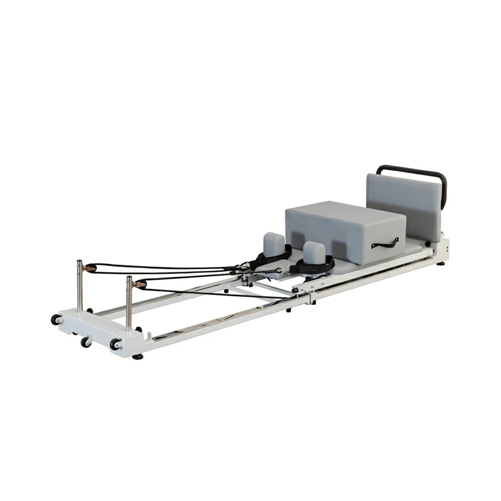 Eeeza Foldable Pilates Reformer with Steel Frame & Resistance System – Home Fitness Essential