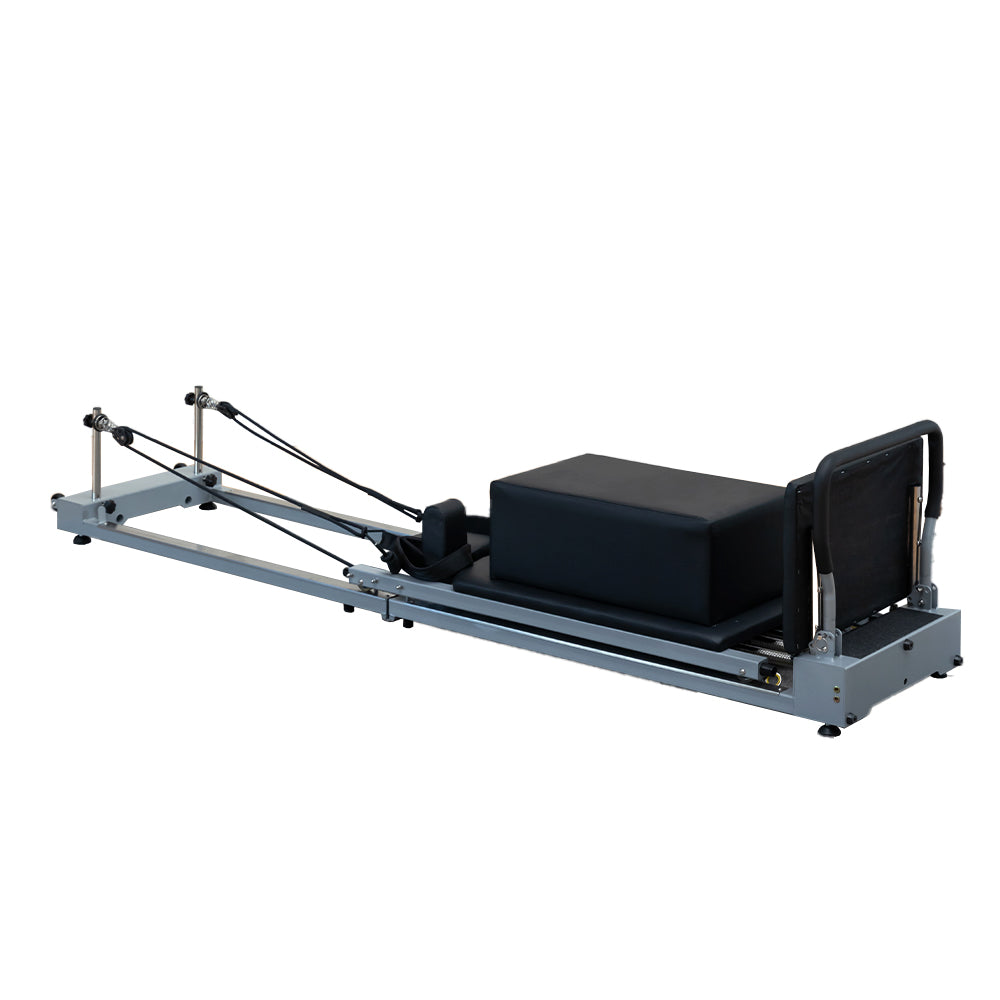 Eeeza Foldable Pilates Reformer with Steel Frame & Resistance System – Home Fitness Essential