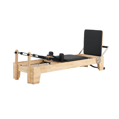 Eeeza Oak Wood Frame Pilates Reformer