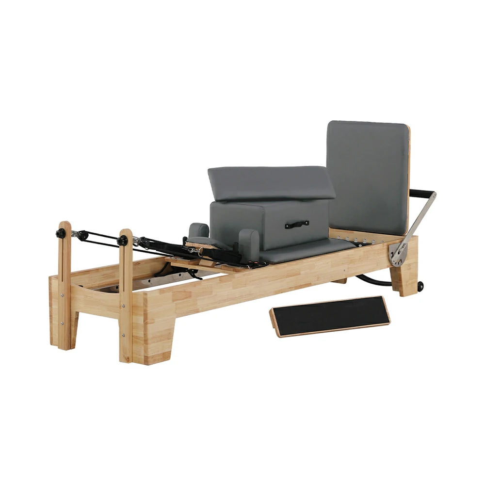 Eeeza Oak Wood Frame Pilates Reformer