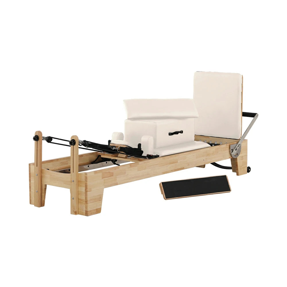 Eeeza Oak Wood Frame Pilates Reformer