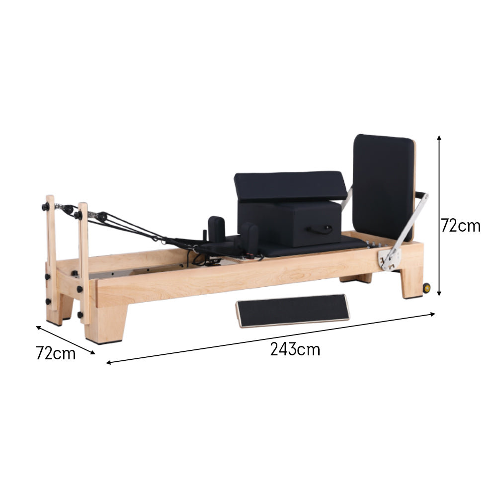 Eeeza Maple Wood Frame Pilates Reformer