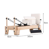 Eeeza Maple Wood Frame Pilates Reformer