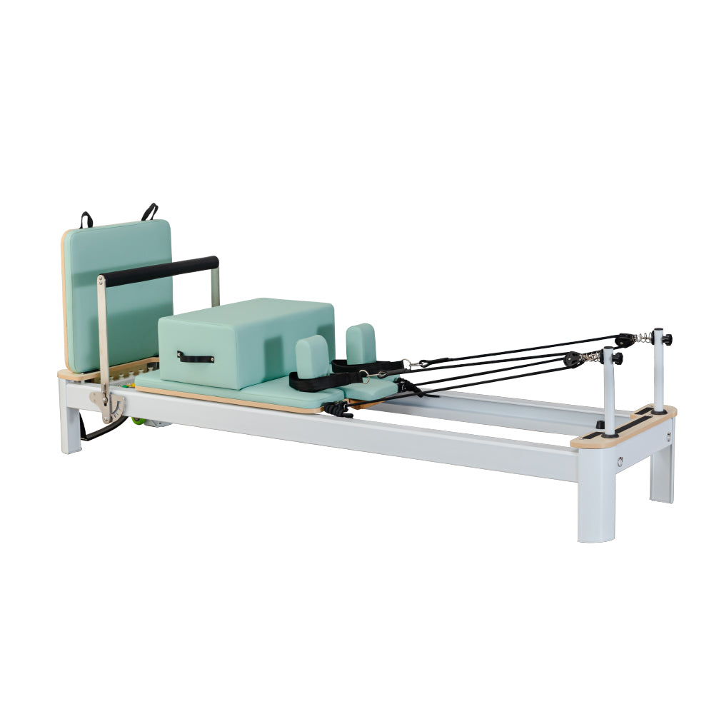 Eeeza Aluminum Alloy Frame Pilates Reformer - Green