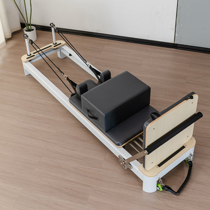 Eeeza Aluminum Alloy Frame Pilates Reformer - Black