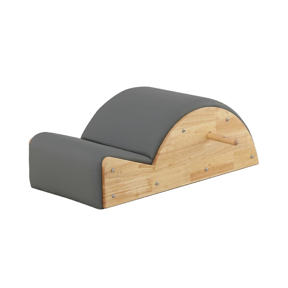 Eeeza Ergonomic Pilates Arc Barrel for Core Training, Rubberwood