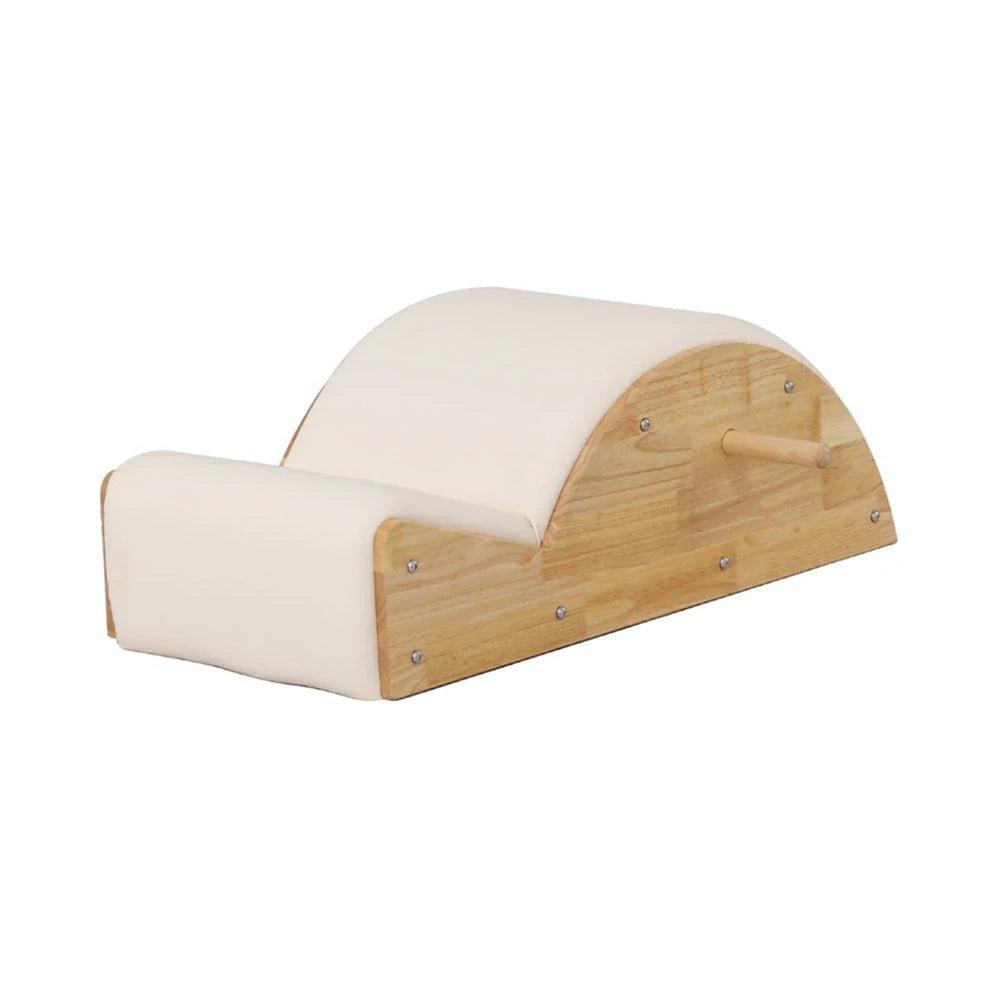 Eeeza Ergonomic Pilates Arc Barrel for Core Training, Rubberwood