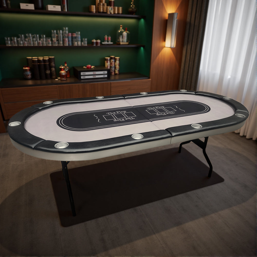 Eeeza Foldable Poker Table With LED Light Strip
