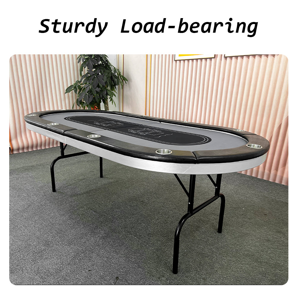 Eeeza Foldable Poker Table With LED Light Strip