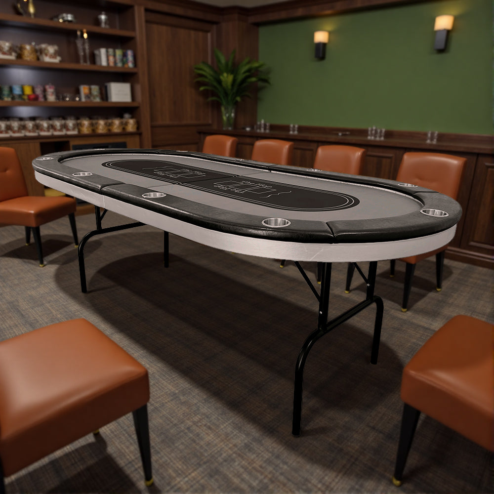 Eeeza Foldable Poker Table With LED Light Strip