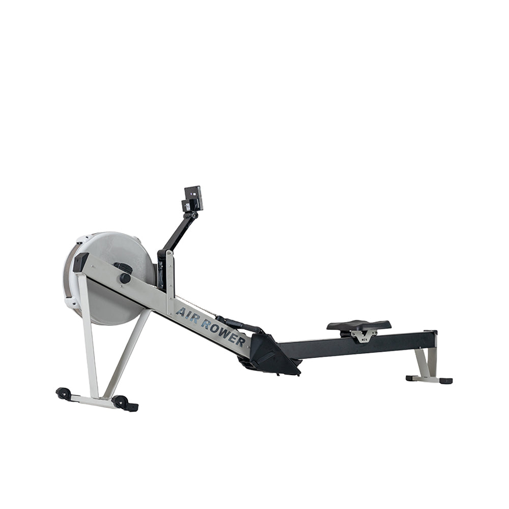 Eeeza Air Resistance Rowing Machine with 10-Level Wind Adjustment & LED Monitor