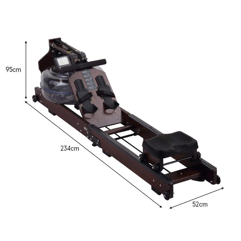 Eeeza Wooden Water Rowing Machine