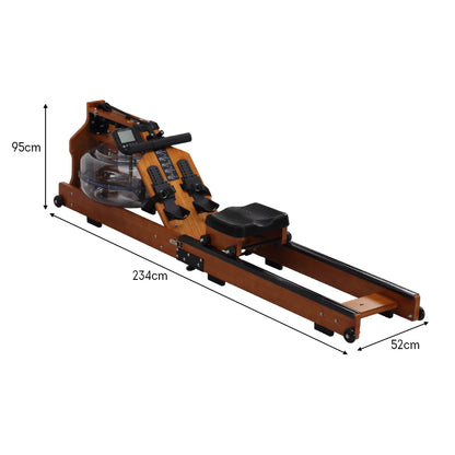 Eeeza Wooden Water Rowing Machine