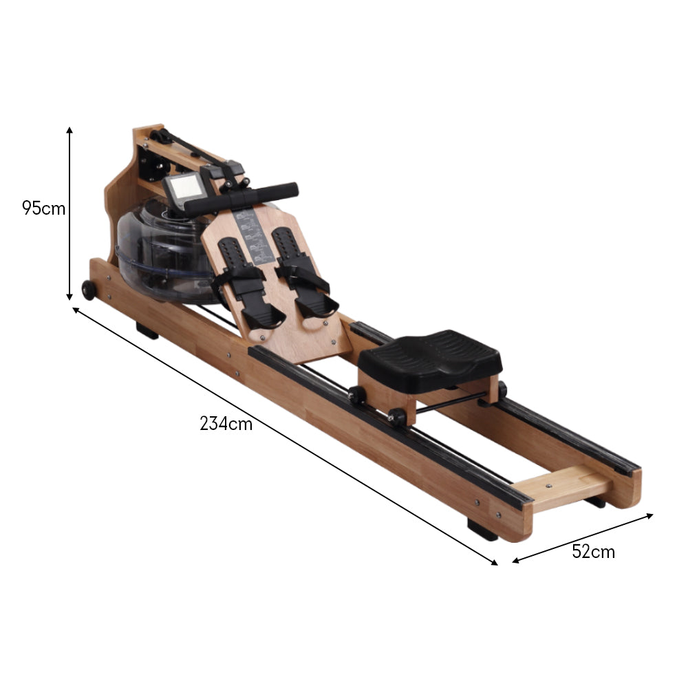 Eeeza Wooden Water Rowing Machine