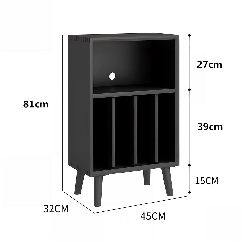 Eeeza Retro Minimalist Record Player Stand